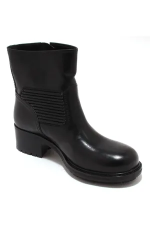 CAR SHOE Buty, Kobieta, Czarny, 36 EU, Włoski Skórzany But Damski