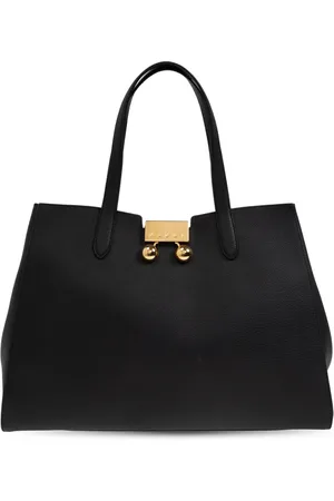 Marni Torebki, Kobieta, Czarny, ONE SIZE, Skóra, Trunkaroo Medium Shopper Bag