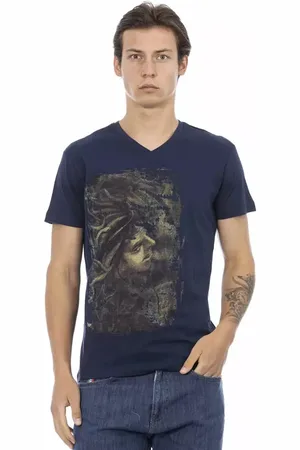 Trussardi Koszulki, Mężczyzna, Niebieski, M, T-Shirts