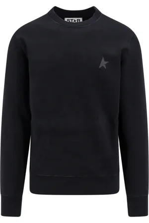 Golden Goose Bluzy, Mężczyzna, Czarny, 2XL, Czarny Sweter Regular Fit Wyprodukowany we Włoszech
