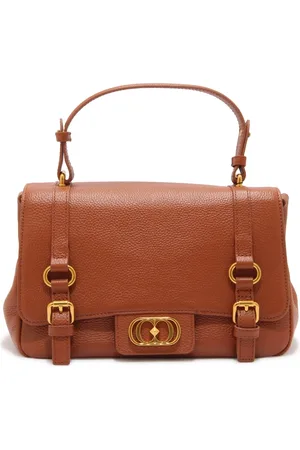 La Carrie Torebki, Kobieta, brązowy, ONE SIZE, Średnia Atena Shopper Skórzana Torba