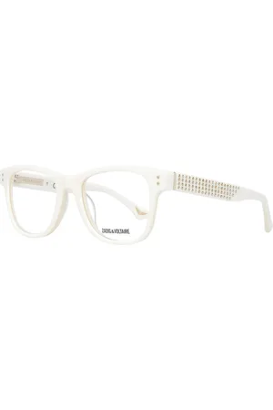 Zadig & Voltaire Akcesoria, Kobieta, Beżowy, ONE SIZE, Kremowe Okulary Optyczne Damskie