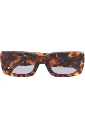 The Attico Akcesoria, Kobieta, brązowy, ONE SIZE, Stylowe Okulary Marfa
