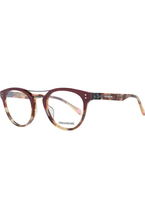 Zadig & Voltaire Akcesoria, Kobieta, brązowy, ONE SIZE, Czerwone okulary optyczne dla kobiet