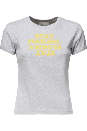 COPERNI Koszulki, Kobieta, Szary, M, Stay Hungry Slim Fit T-shirt