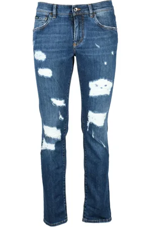 Dolce & Gabbana Jeansy, Mężczyzna, Niebieski, S, Jeansy