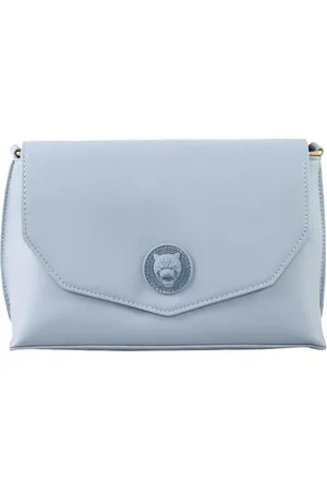 Philipp Plein Torebki, Kobieta, Niebieski, ONE SIZE, Stylowa Torba na ramię Flap Devon