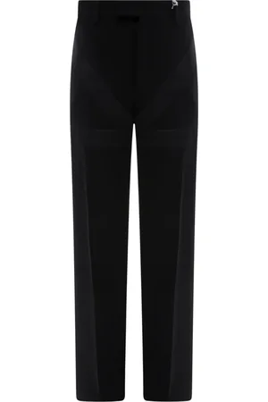 Salvatore Ferragamo Spodnie, Mężczyzna, Czarny, M, Czarne Wełniane Spodnie Ss 23