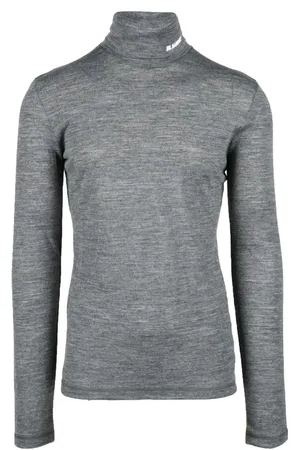 Jil Sander Swetry, Mężczyzna, Szary, M, Stylowy sweter z wełny