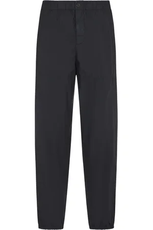 DRIES VAN NOTEN Spodnie, Mężczyzna, Niebieski, M, Niebieskie Spodnie