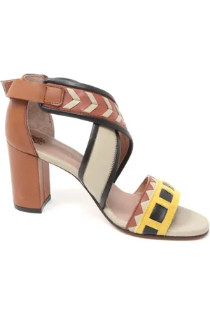 Maliparmi Buty, Kobieta, brązowy, 40 EU, Pasjansa sandał z 8cm obcasem