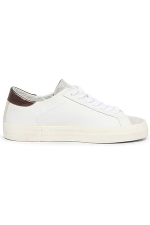 D.A.T.E. Buty, Kobieta, Biały, 36 EU, Buty Vintage w Kolorze Biało-Brązowym