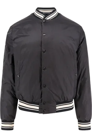 Moncler Kurtki, Mężczyzna, Czarny, M, Bawełna, Dwustronna kurtka bomberka z wypełnieniem