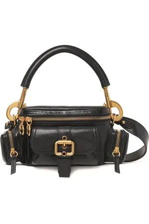 Chloé Torebki, Kobieta, Czarny, ONE SIZE, Czarna torba na ramię z odpinanym paskiem