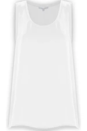Kocca Koszulki, Kobieta, Biały, S, Elegancki Top w Stylu Kamizelki