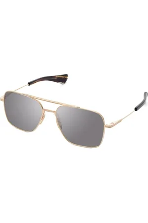 DITA EYEWEAR Akcesoria, unisex, Żółty, ONE SIZE, Siedem Lot Lekkie Okulary przeciwsłoneczne