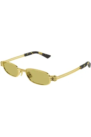Bottega Veneta Akcesoria, unisex, Żółty, ONE SIZE, Stylowe okulary przeciwsłoneczne dla mężczyzn i kobiet