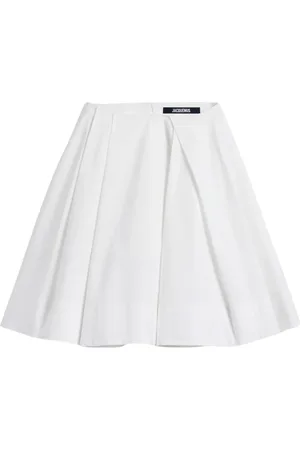 Jacquemus Spódnice, Kobieta, Biały, M, Biała Spódnica Salonowa
