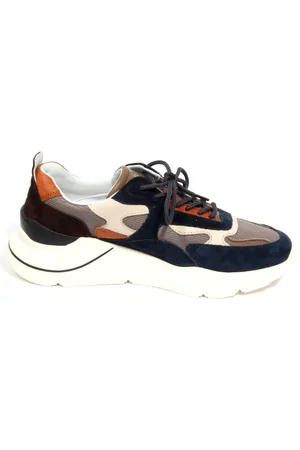 D.A.T.E. Buty, Mężczyzna, Wielobarwność, 41 EU, Buty Fuga Dragon w Brązowym/Niebieskim/Beżowym