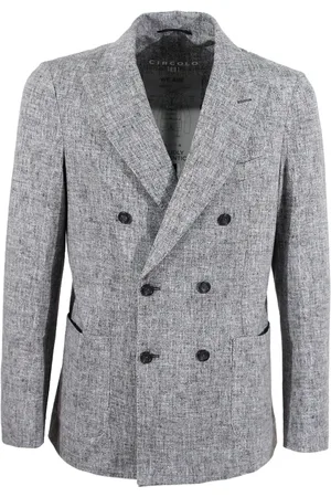 Circolo Kurtki, Mężczyzna, Szary, 3XL, Blazers
