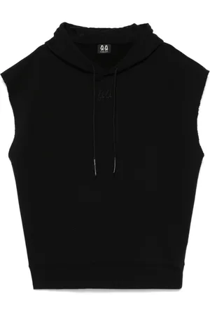 44 Label Group Bluzy, Mężczyzna, Czarny, L, Czarna Bluza z Logo