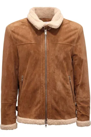 BULLY Kurtki, Mężczyzna, brązowy, M, Kurtka Shearling Model 5562