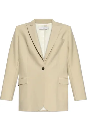 IRO Kurtki, Kobieta, Beżowy, M, Wełna, Chalan Blazer
