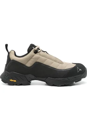 ROA Buty, Mężczyzna, Wielobarwność, 41 EU, Beige Chunky Lace-Up Sneaker Lug Sole