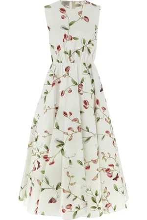 Giambattista Valli Sukienki, Kobieta, Biały, S, Długa Sukienka W Print