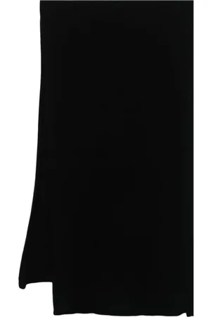 Lady Anne Akcesoria, Kobieta, Czarny, ONE SIZE, Kaszmir, Kaszmirowy Czarny Szalik W Stylu Oplatającym