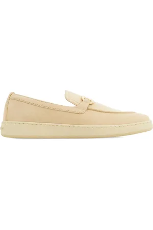 Salvatore Ferragamo Buty, Kobieta, Beżowy, 38 EU, Zamsz, Beżowe Skórzane Sneakersy