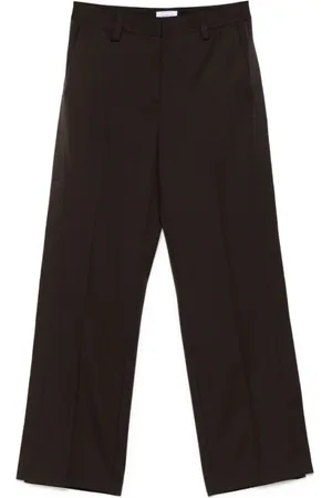 OFF-WHITE Spodnie, Kobieta, brązowy, S, Szerokie spodnie