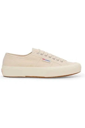 Superga Buty, Mężczyzna, Beżowy, 41 EU, Trampki z Bawełnianym Wierzchem