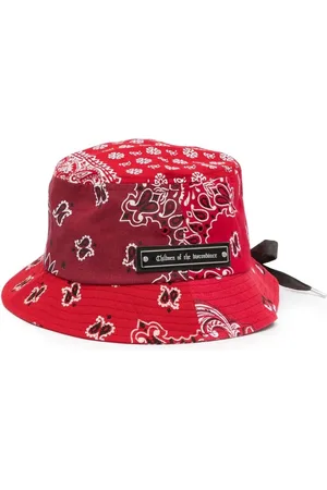 Children Of The Discordance Akcesoria, Mężczyzna, Wielobarwność, M, Wiśniowy Paisley Print Bucket Hat