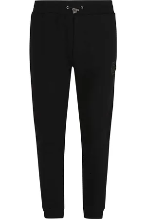 Philipp Plein Spodnie, Mężczyzna, Czarny, L, Ikoniczne Spodnie do Joggingu