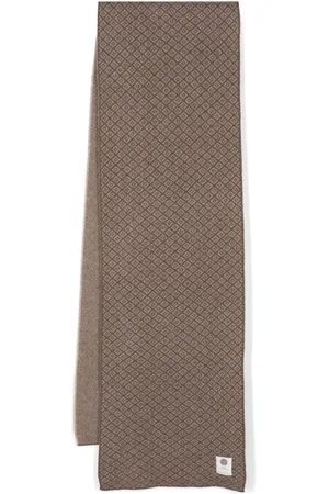 Lady Anne Akcesoria, Mężczyzna, brązowy, ONE SIZE, Kaszmir, Karmelowy Szal Kaszmirowy z Dżetem