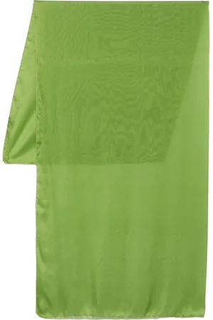 Lady Anne Akcesoria, Kobieta, Zielony, ONE SIZE, Len, Zielony Dywan w Stylu Wrap Design