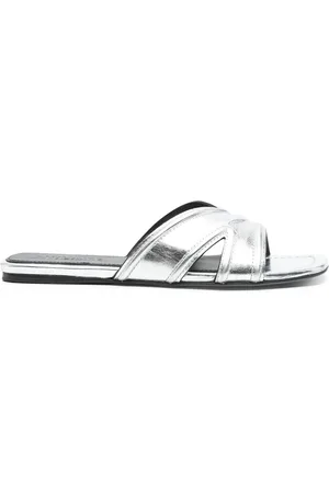Zadig & Voltaire Buty, Kobieta, Szary, 37 EU, Buty ze skórzanym logo