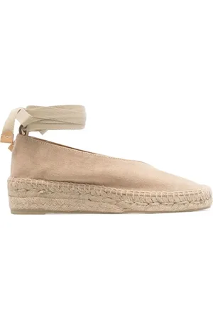 Castaner Buty, Kobieta, brązowy, 37 EU, Pleciona Podeszwa Niski Obcas Buty