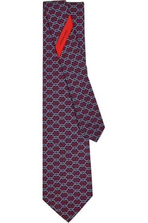 Salvatore Ferragamo Akcesoria, Mężczyzna, Wielobarwność, ONE SIZE, Jedwabny krawat Gancini