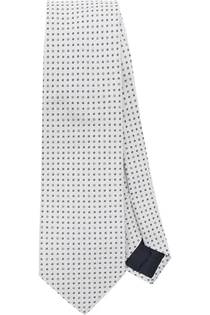 TAGLIATORE Akcesoria, Mężczyzna, Biały, ONE SIZE, Krawat wiązany z regulacją