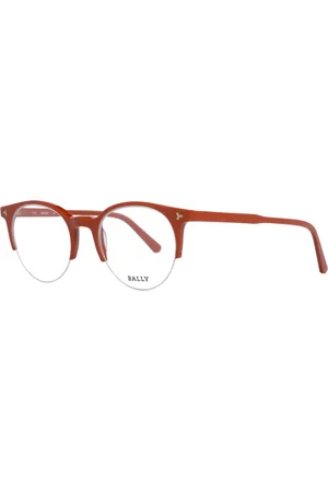 Bally Akcesoria, unisex, Czerwony, ONE SIZE, Brązowe Okulary Optyczne Okrągłe