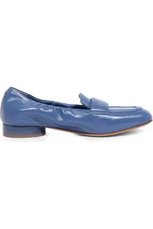 HALMANERA Buty, Kobieta, Niebieski, 37 EU, Denim, Denim Glaze Mokasyny Made in Italy