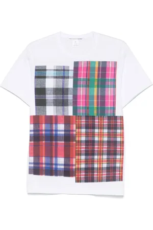 Comme des Garçons Koszulki, Mężczyzna, Biały, L, Stylowe T-shirty i Pola