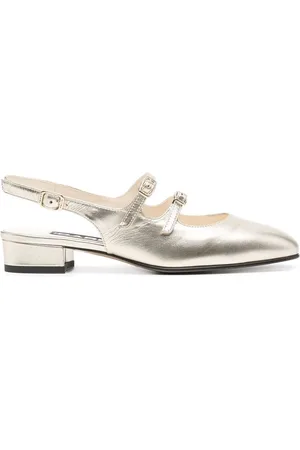 Carel Buty, Kobieta, Żółty, 40 EU, Skóra, Baletki ze skóry laminowanej