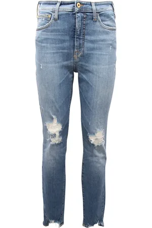 Cycle Jeansy, Kobieta, Niebieski, W26, Wysokiej Talii Skinny Jeansy Super Vintage