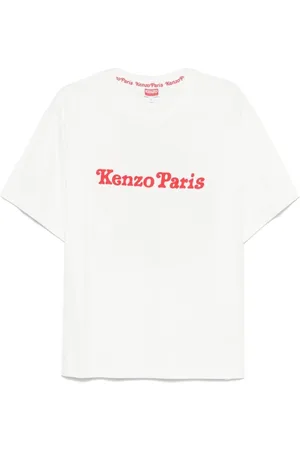 Kenzo Koszulki, Mężczyzna, Biały, XL, Bawełna, T-shirt z okrągłym dekoltem