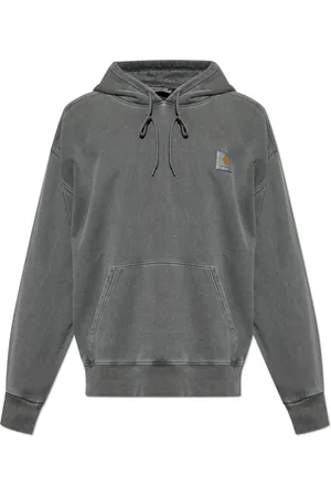 Carhartt Bluzy, Mężczyzna, Szary, L, Bluza z logo