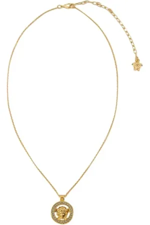 VERSACE Akcesoria, Kobieta, Żółty, ONE SIZE, Metal necklaces