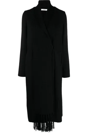 CHARLOTT Płaszcze, Kobieta, Czarny, M, Single-Breasted Coats